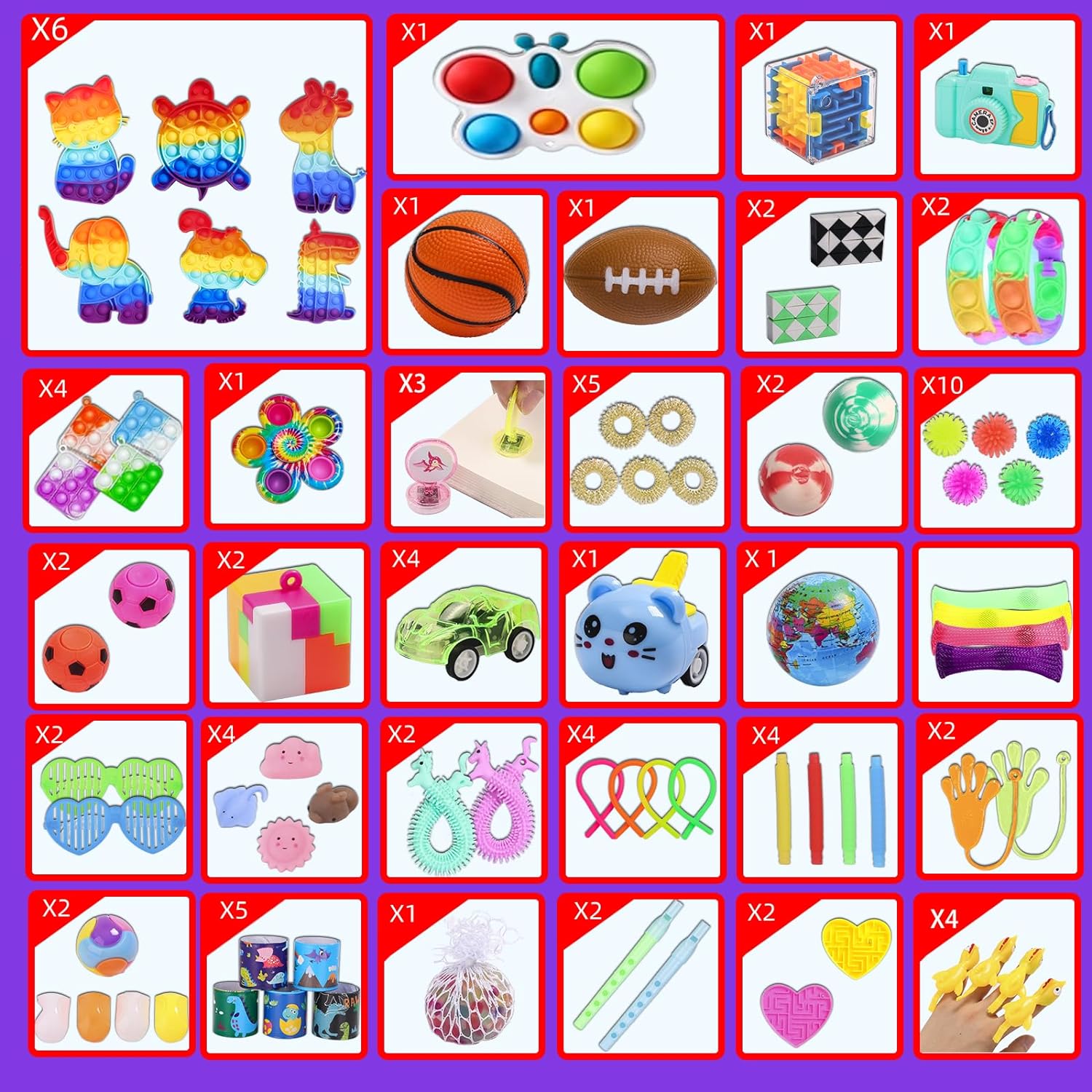 1000 piezas de sorpresitas para cumple infantil