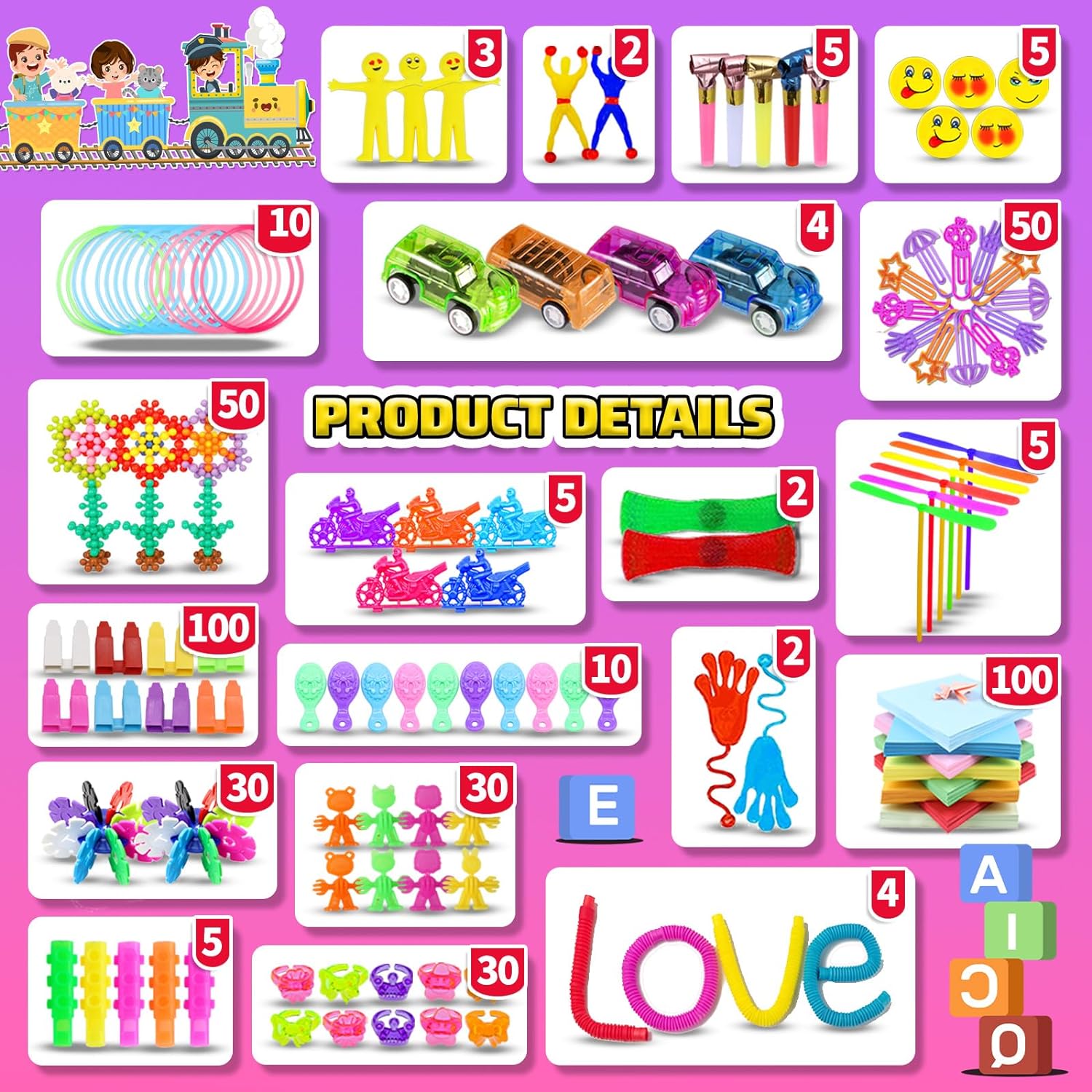 1200 Piezas De Sorpresitas Para Cumple Infantil