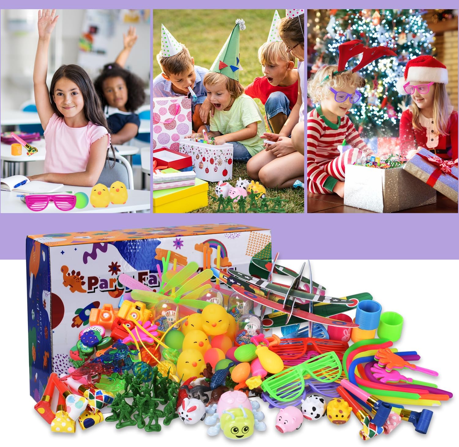 168 piezas de sorpresitas para cumple infantil