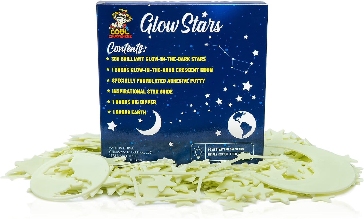 300 Estrellas Que Brillan En La Oscuridad Set completo