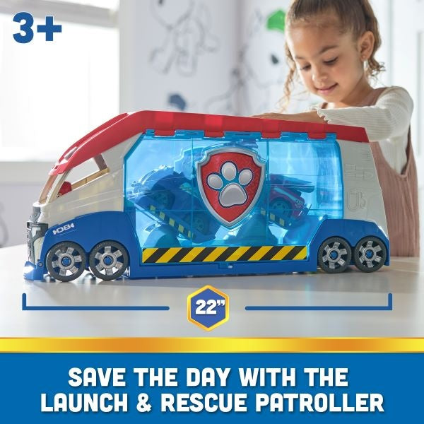 Paw Patrol Transformador Lanzador De Vehículos