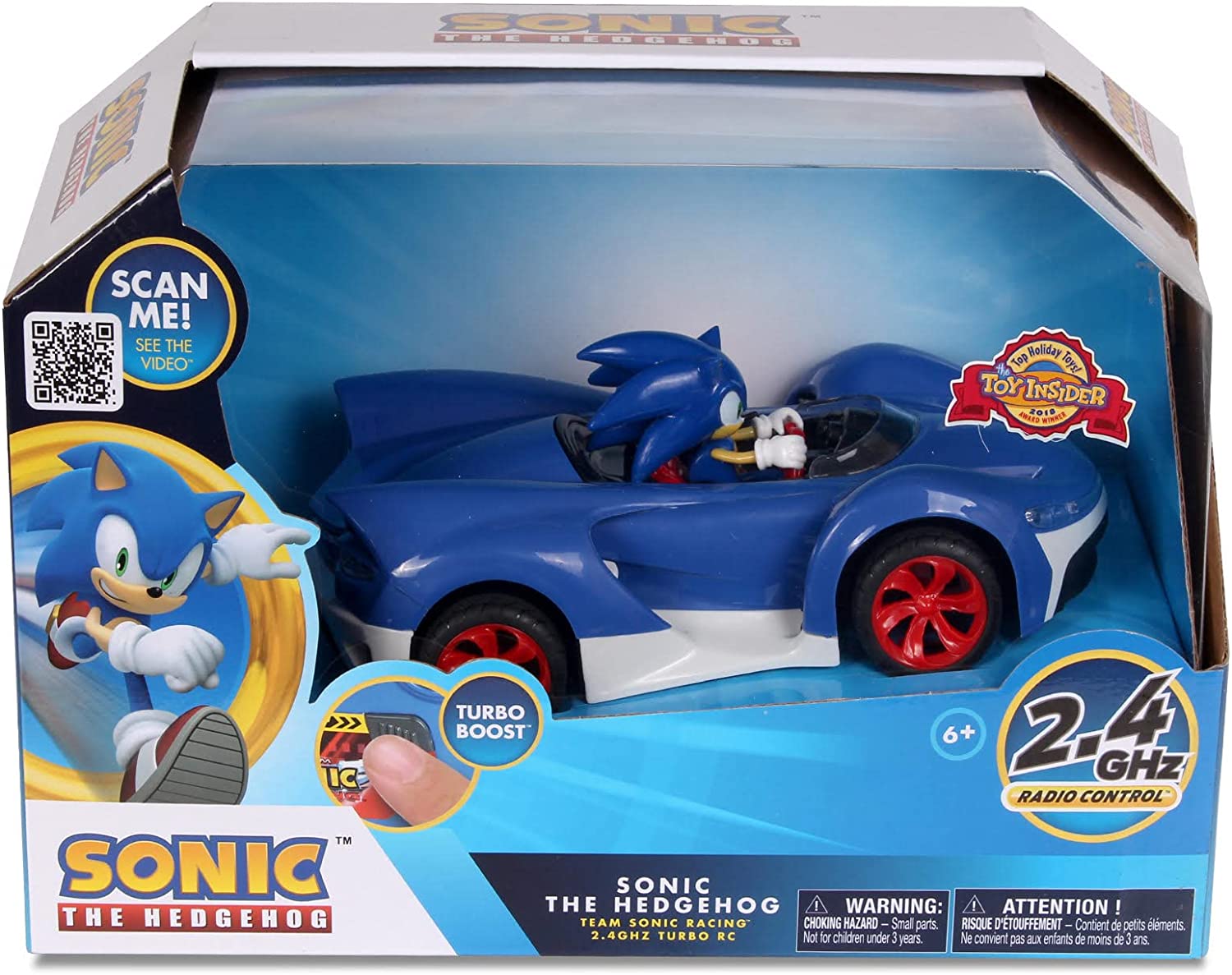 Sonic The Hedgehog Auto Control Remoto Original