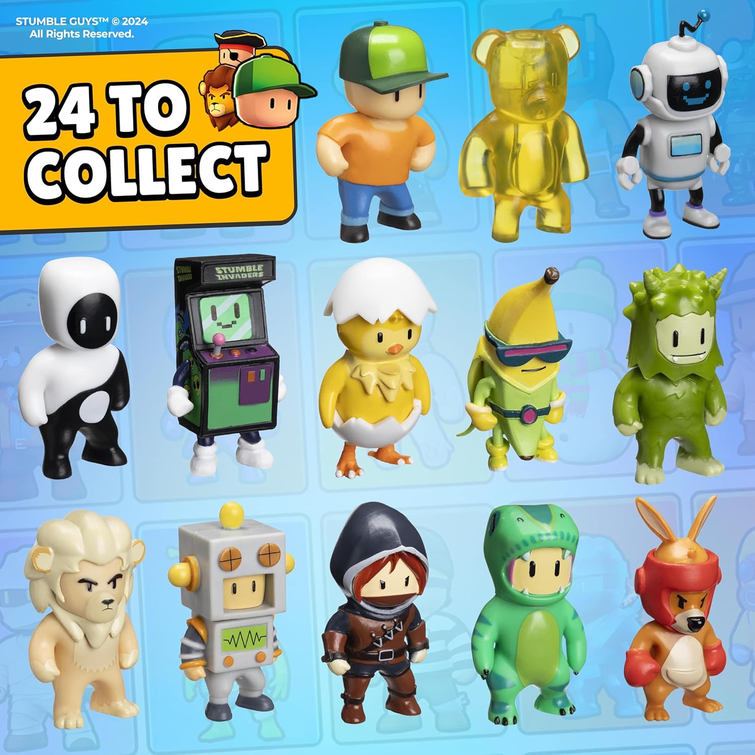 Stumble Guys Pack X12 Figuras Originales
