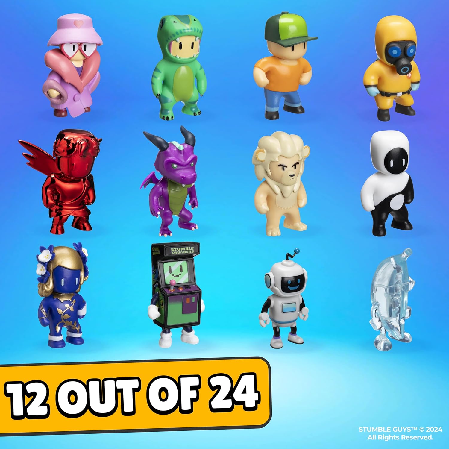 Stumble Guys Pack X12 Figuras Originales