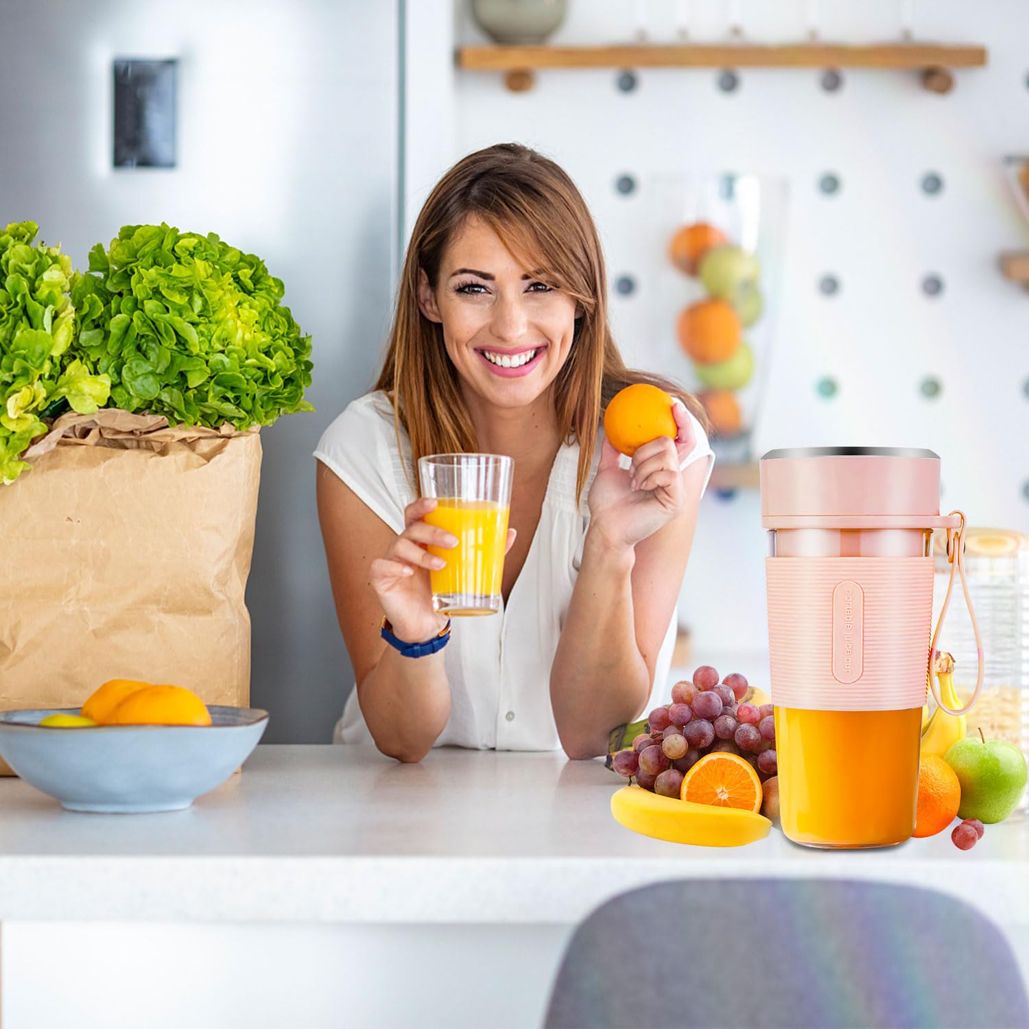 Vaso Licuador portátil con USB recargable