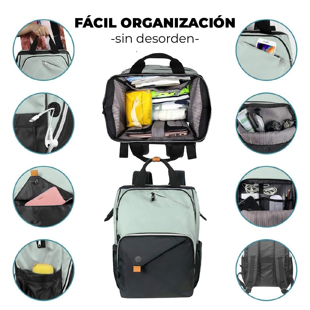 Mochila Impermeable Laptop 15.6 Extra Fuerte