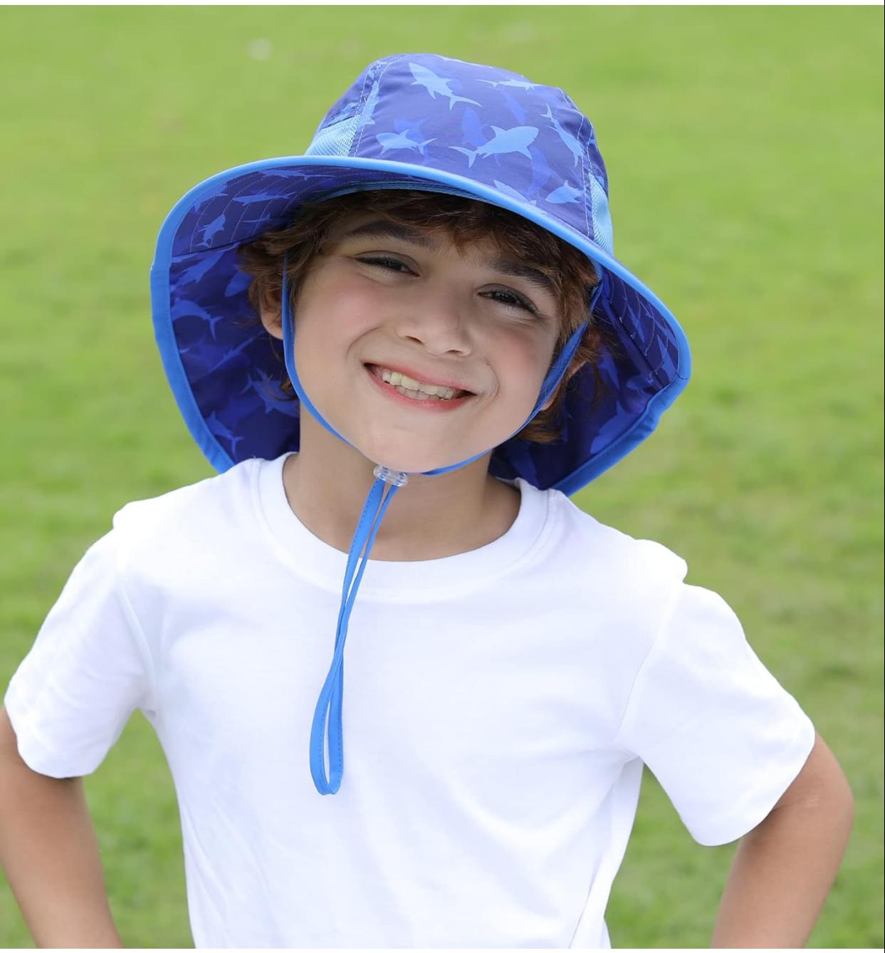 Sombrero De Sol Infantil Con Solapa Upf 50+