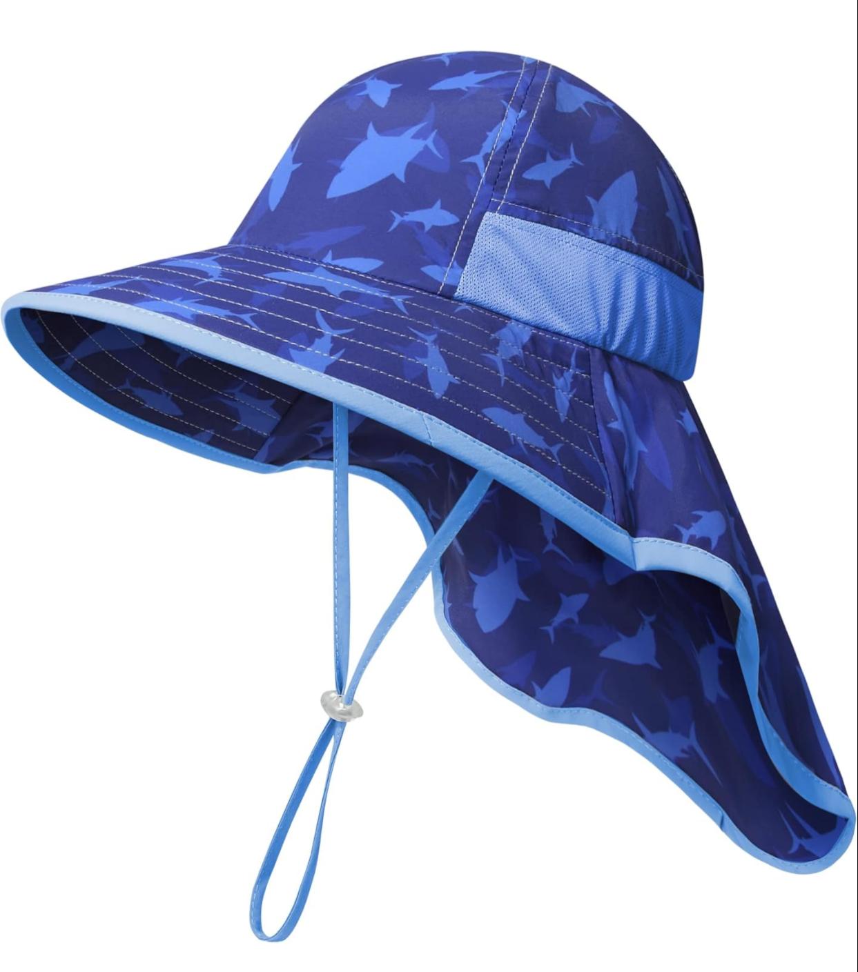 Sombrero De Sol Infantil Con Solapa Upf 50+