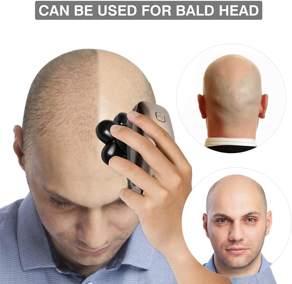 Afeitadora para calvos 6 en 1 recargable+ accesorios y cabezales.