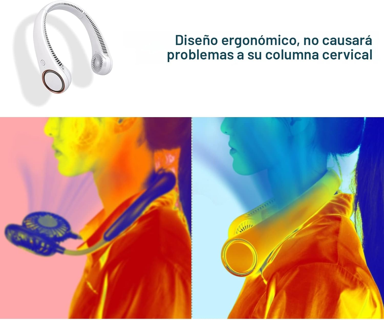 Ventilador De Cuello Sin Aspas 78 Salidas de Aire