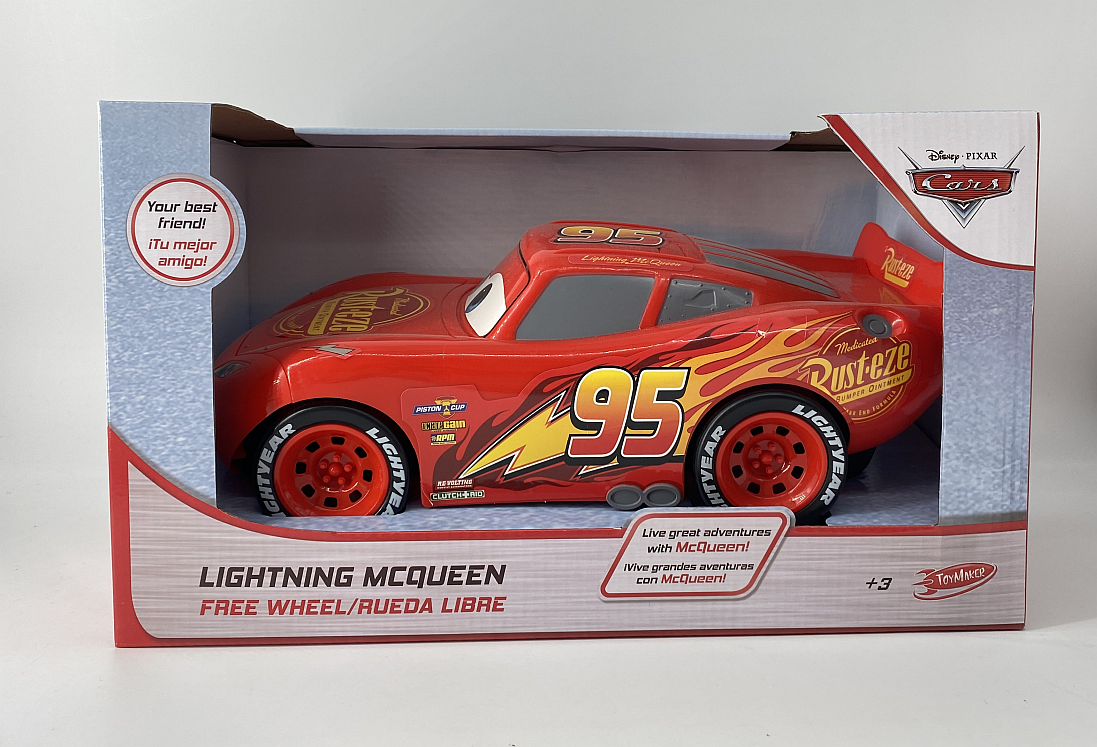 Auto Rayo Mc Queen Ruedas Libres 35cm Vehiculo Cars