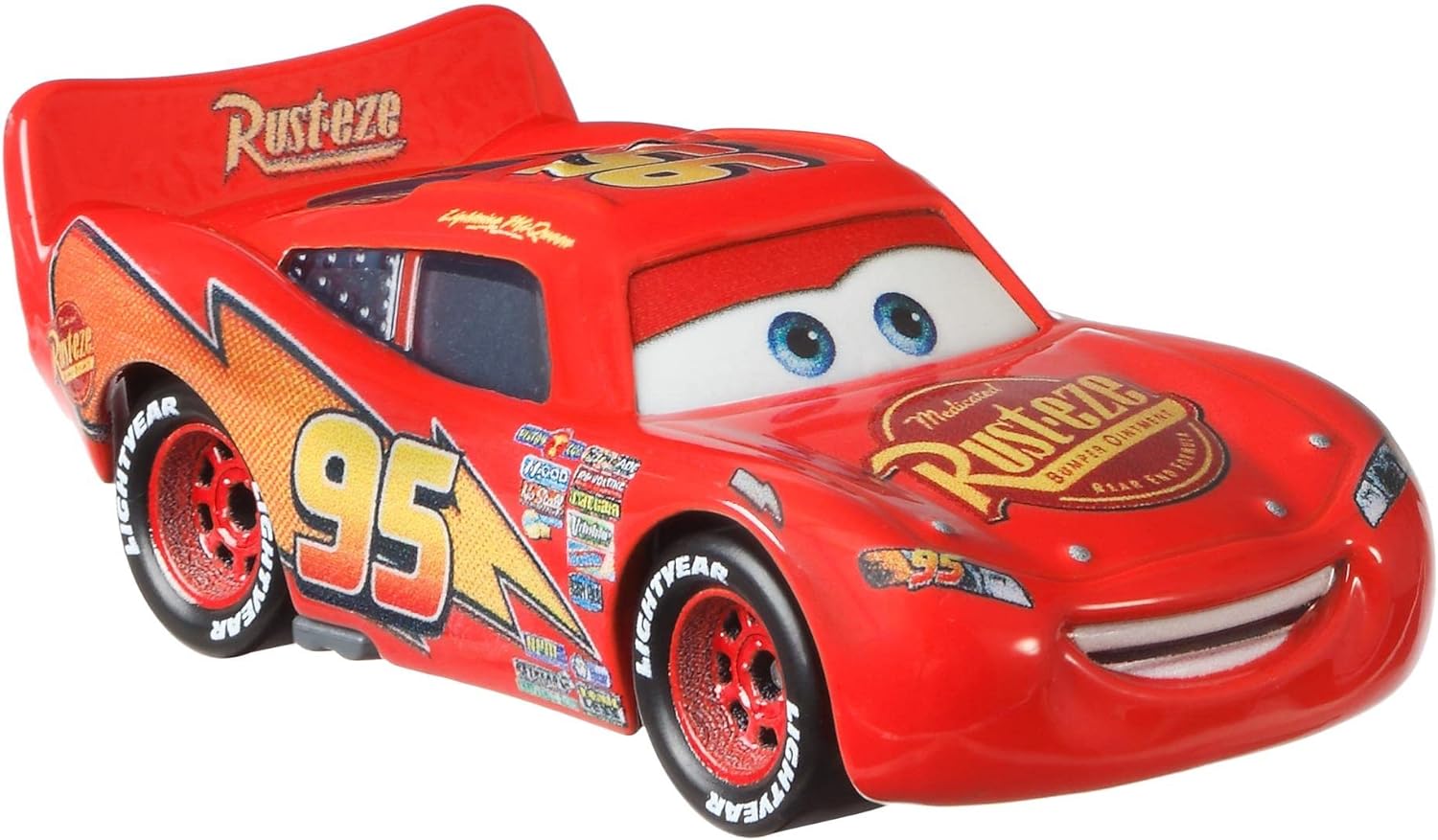 Auto Rayo Mc Queen Ruedas Libres 35cm Vehiculo Cars