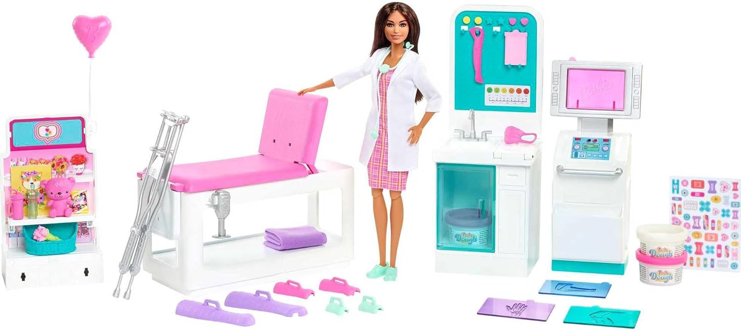 Barbie Doctora En Clinica Con 30 Accesorios