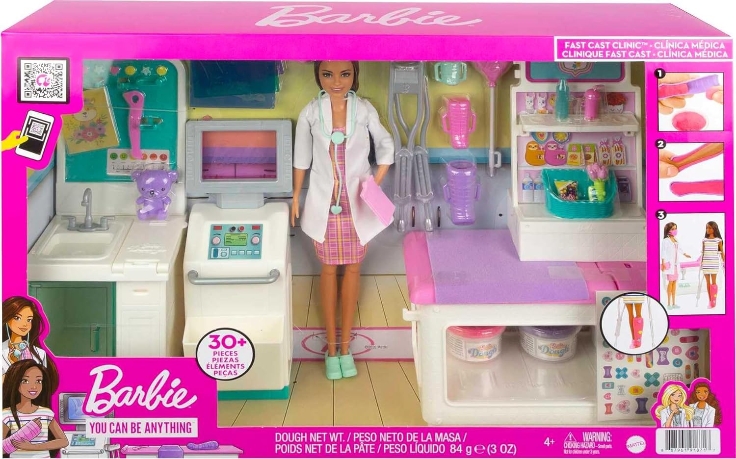 Barbie Doctora En Clinica Con 30 Accesorios