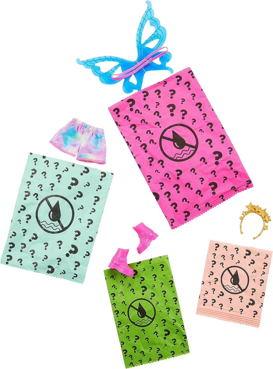 Barbie Muñeca Reveal Galaxy Rainbow 6 Sorpresas