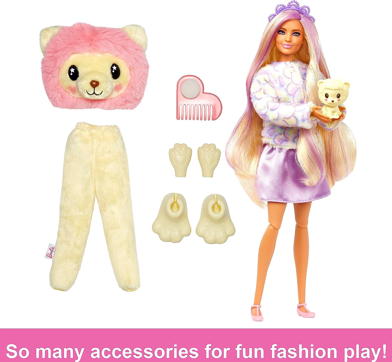Barbie Cutie Reveal Muñeca Con disfraz y 10 Sorpresas