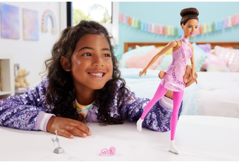 Barbie Patinadora artística con Accesorios