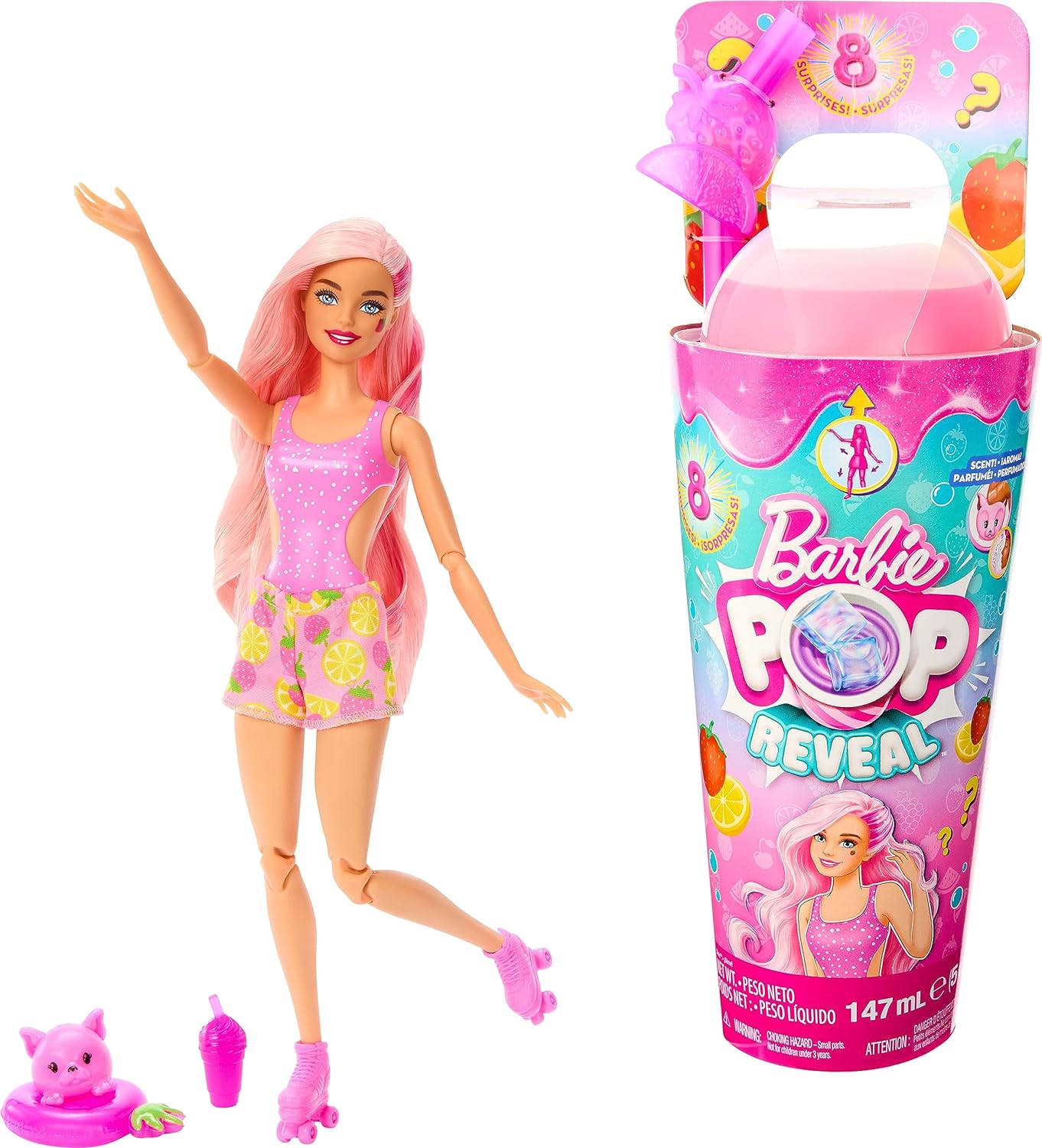 Barbie Pop Reveal Muñeca Serie De Frutas