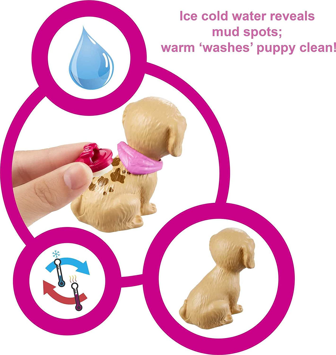 Barbie Con 4 Mascotas Y su Tienda De Mascotas