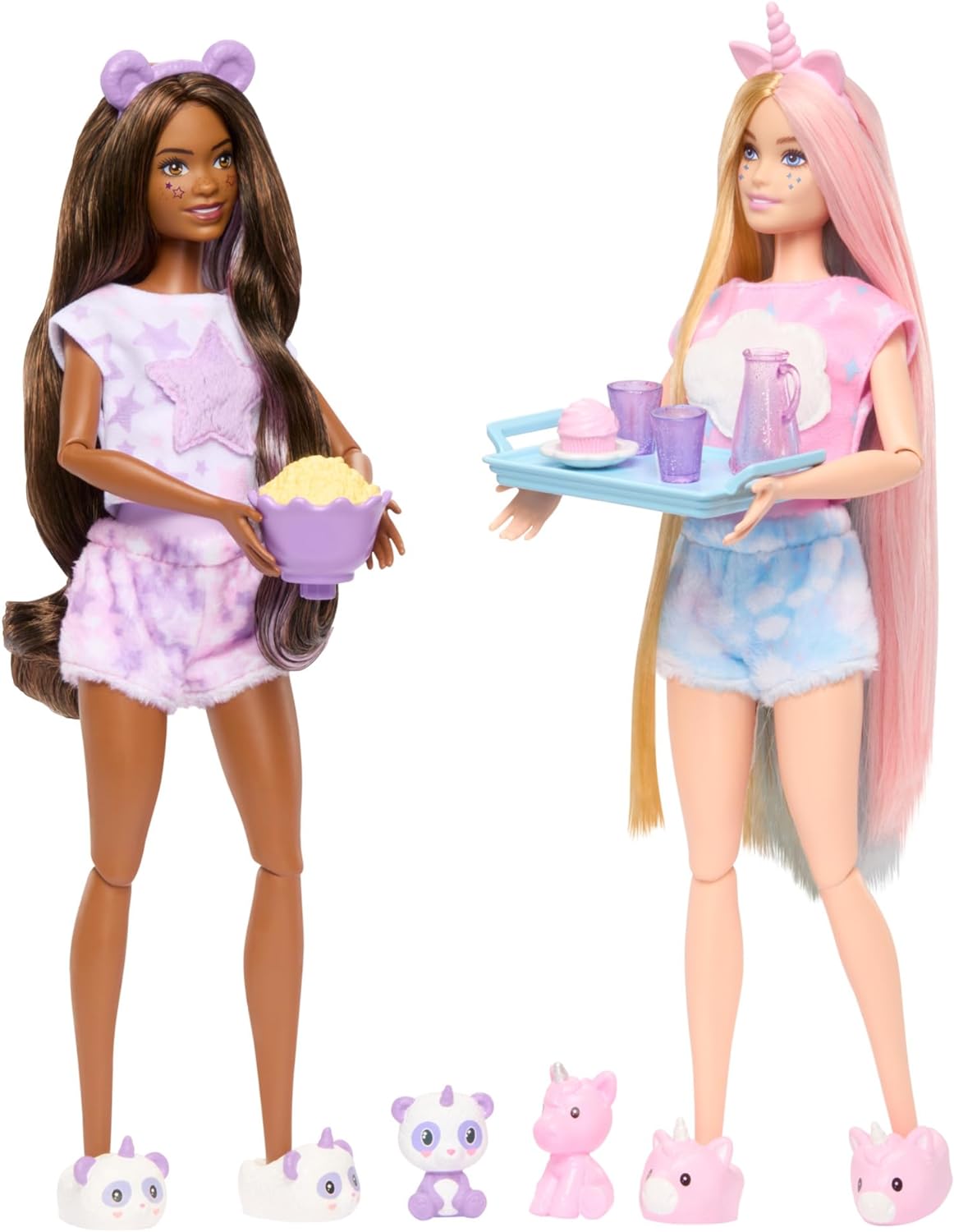 Barbie Cutie Fiesta En Pijamas 2 Muñecas