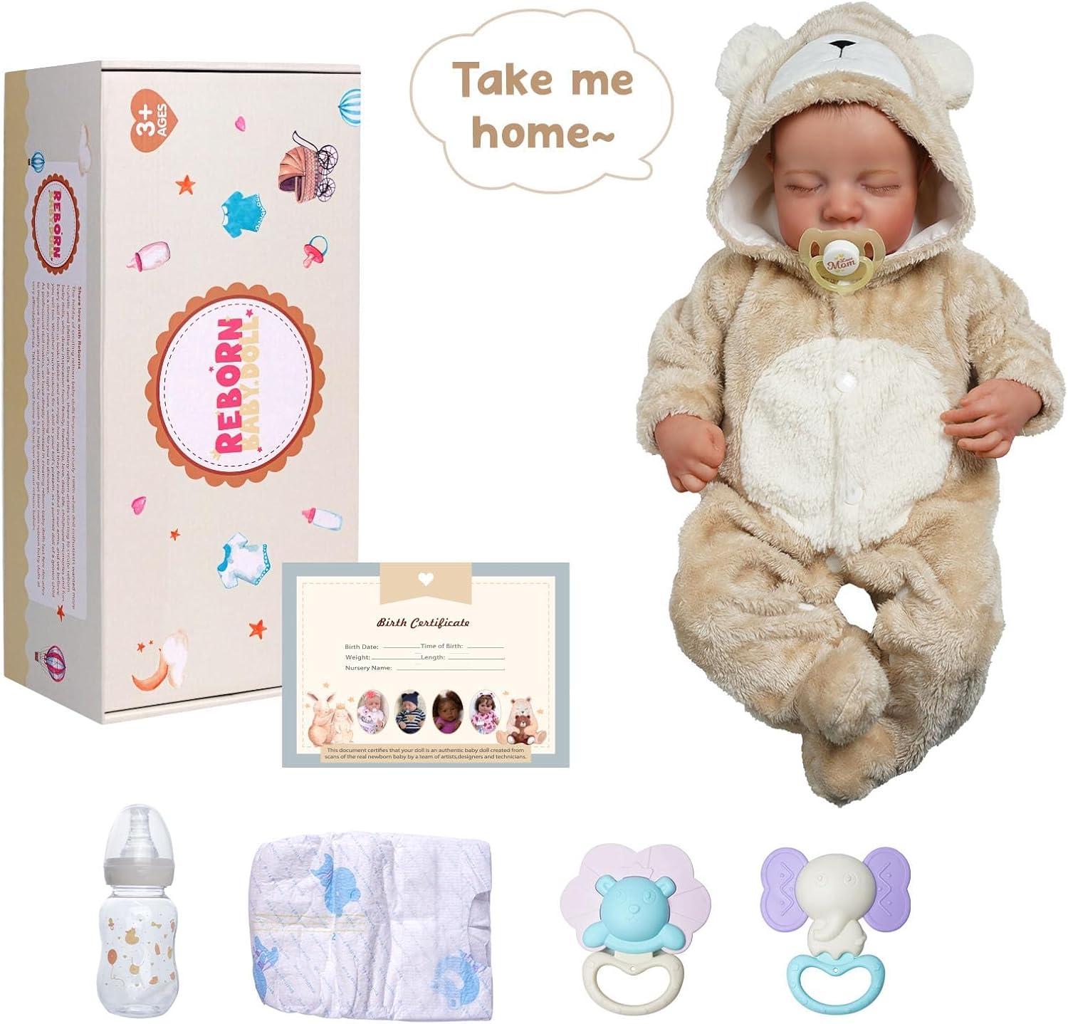 Bebe Reborn Bebote De Silicona Cuerpo Completo