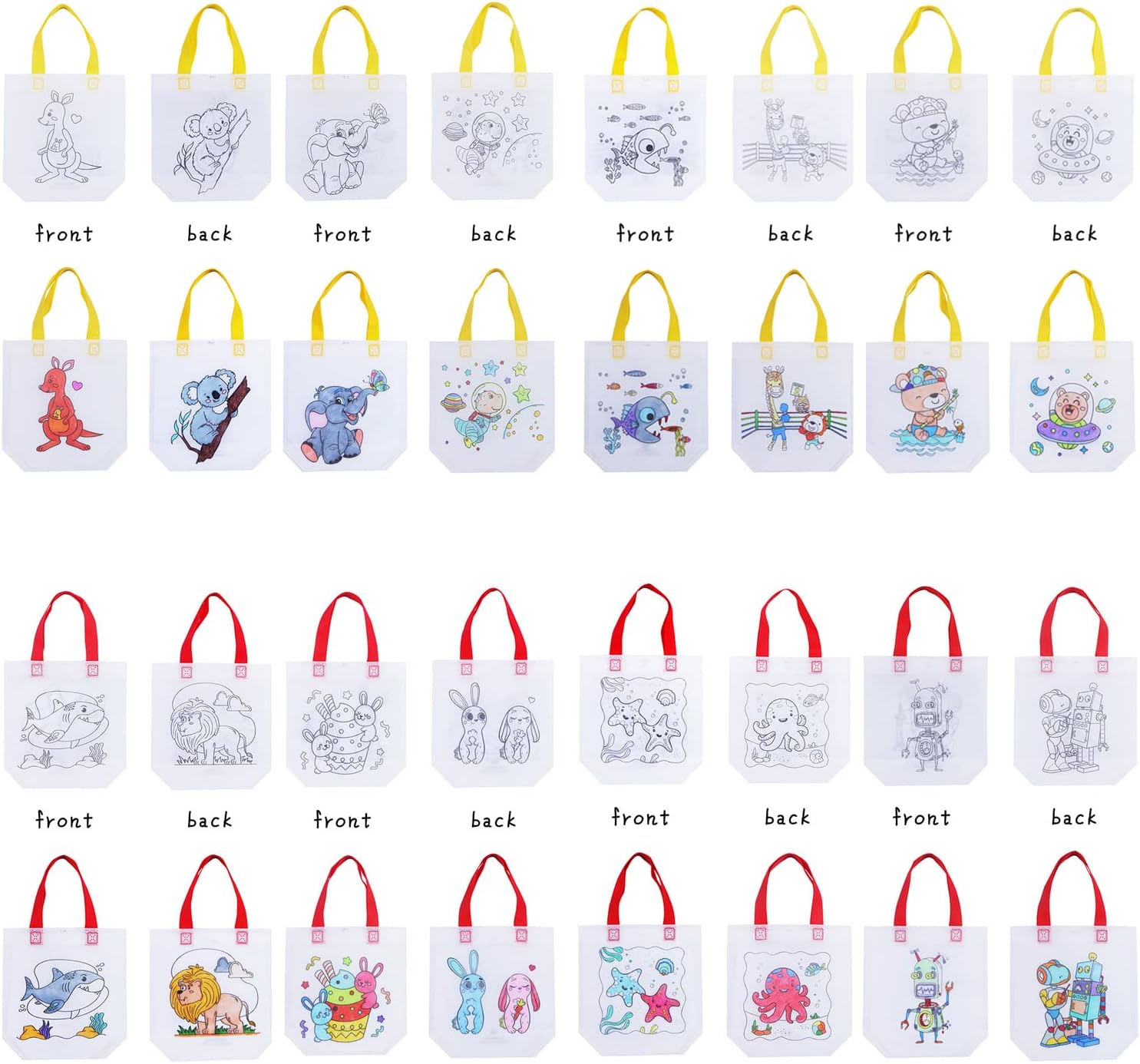 Sorpresitas Bolsas Para Colorear Pack x65 pz