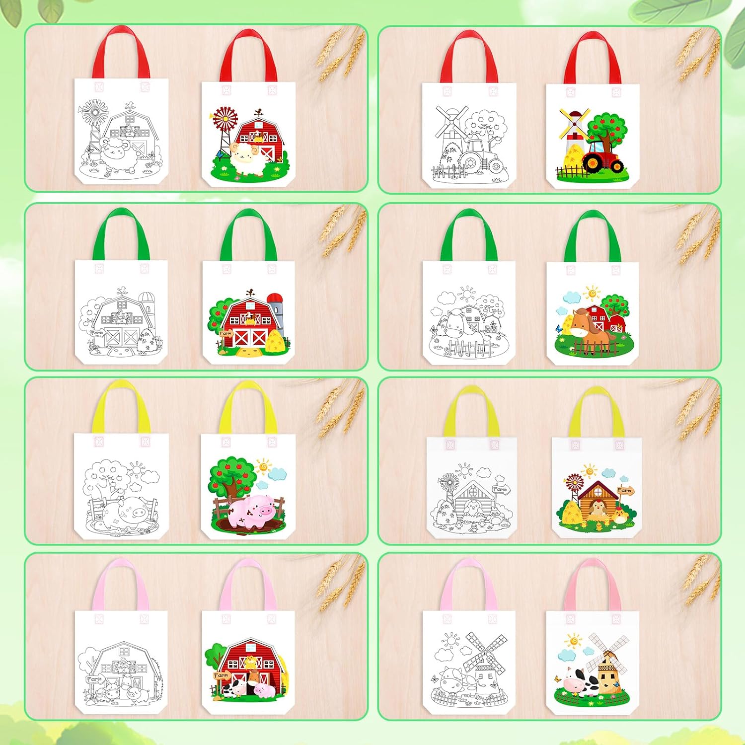 Bolsitas Para Colorear Pack 24 Bolsas + Colores