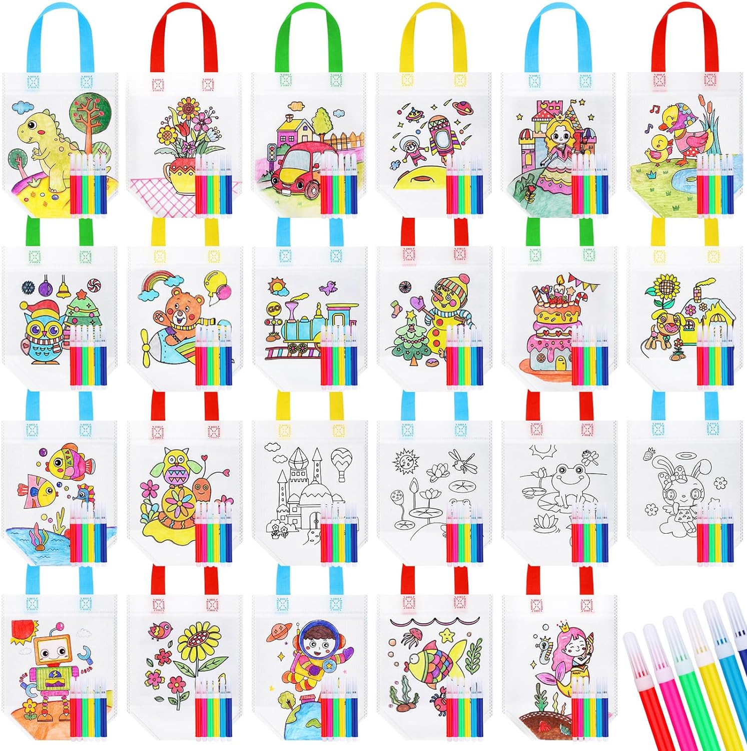 Sorpresitas Pack fiesta 288-Bolsas Para Colorear