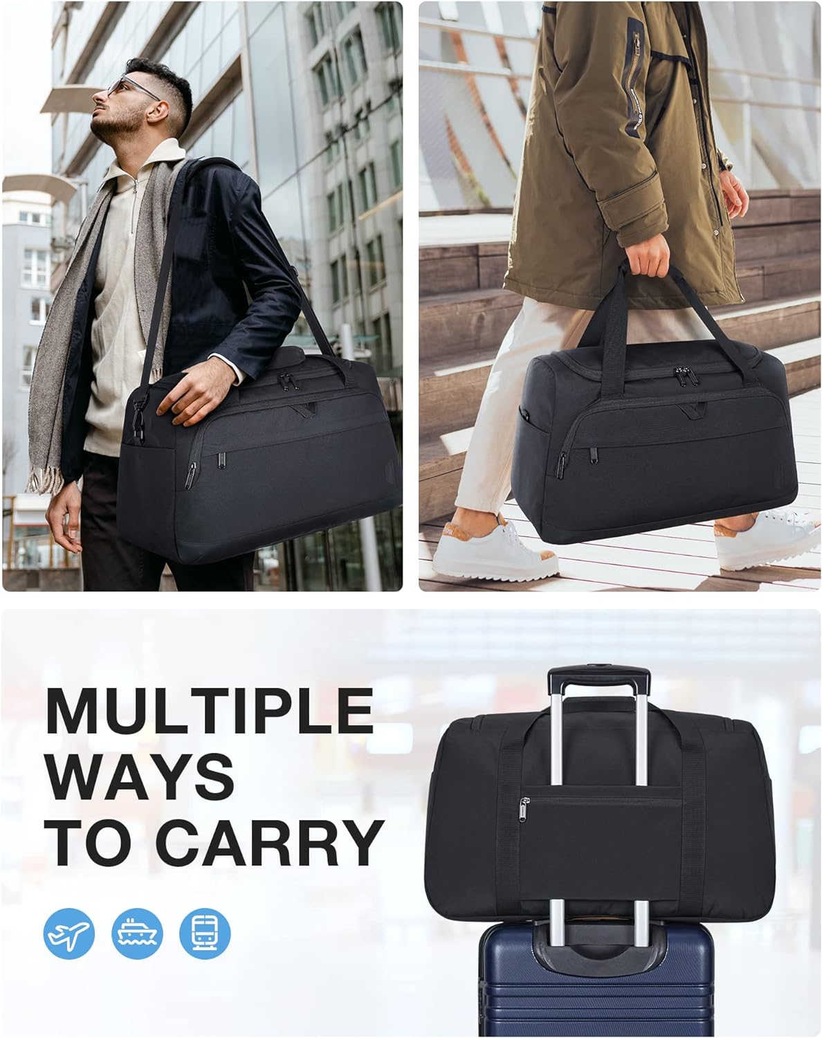 Bolso De Viaje Con Necessaire De Gran Capacidad