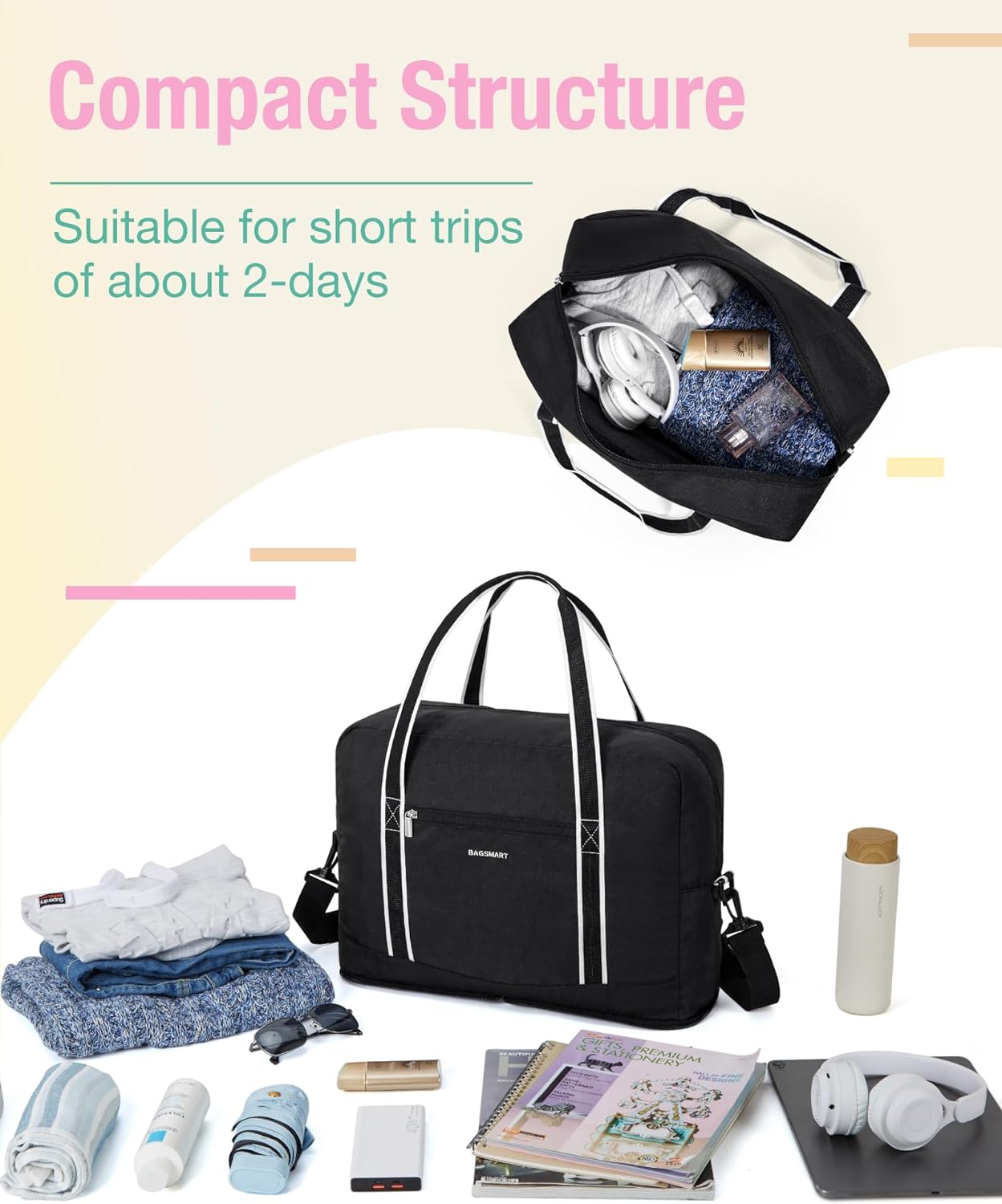 Bolso Plegable Ideal Viajes Gran Capacidad