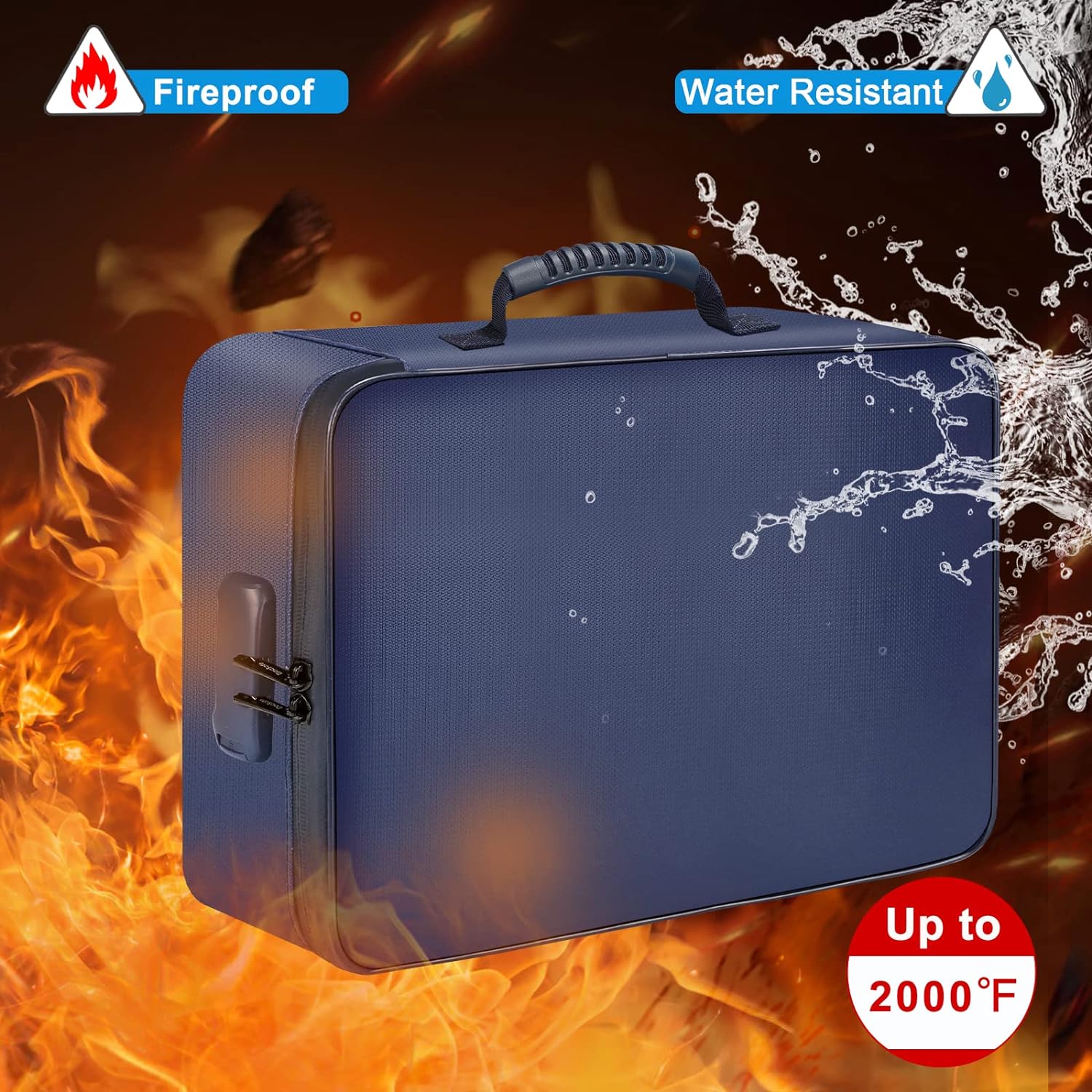 Bolso Organizador De Documentos Con Cerradura