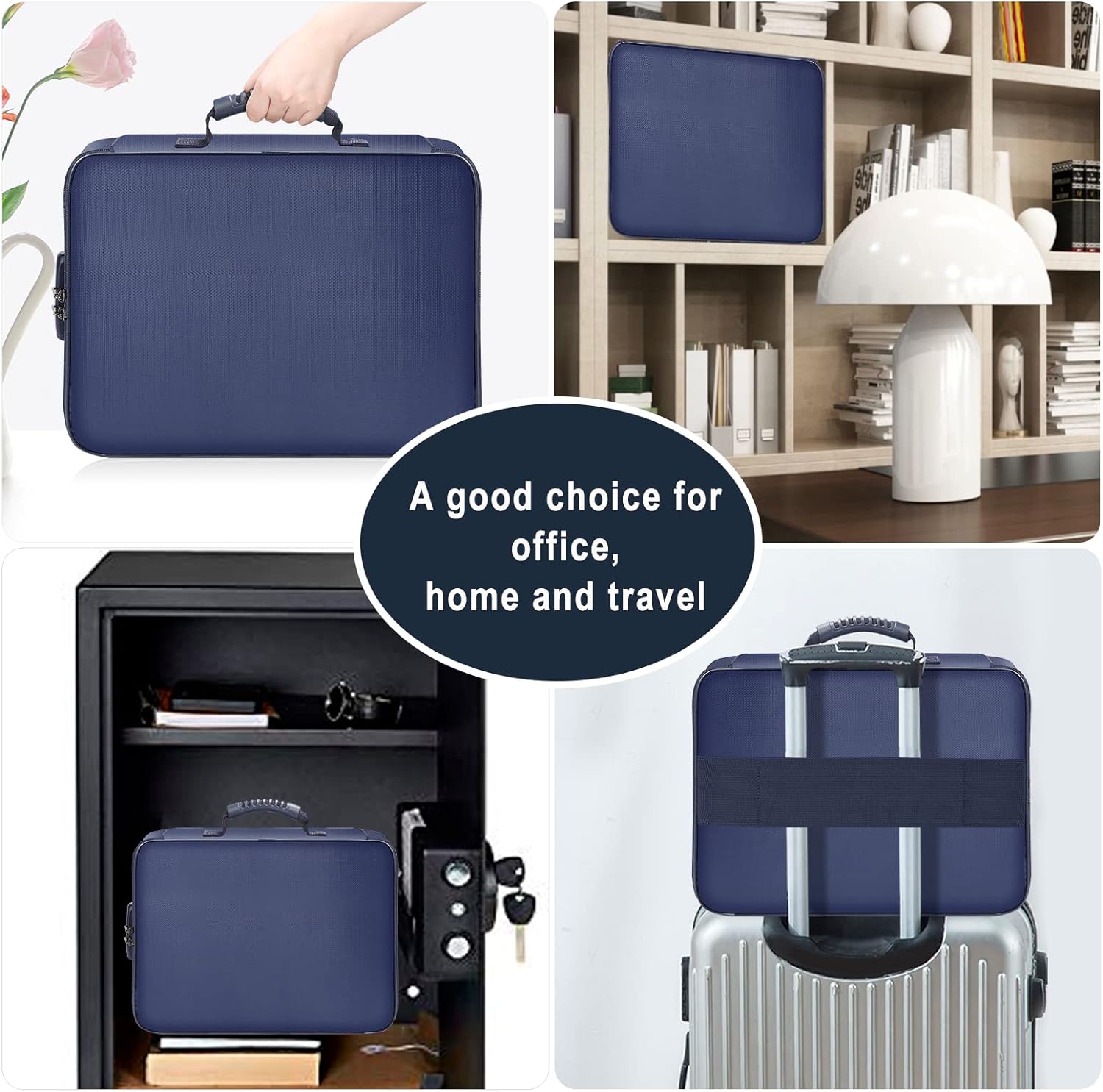 Bolso Organizador De Documentos Con Cerradura