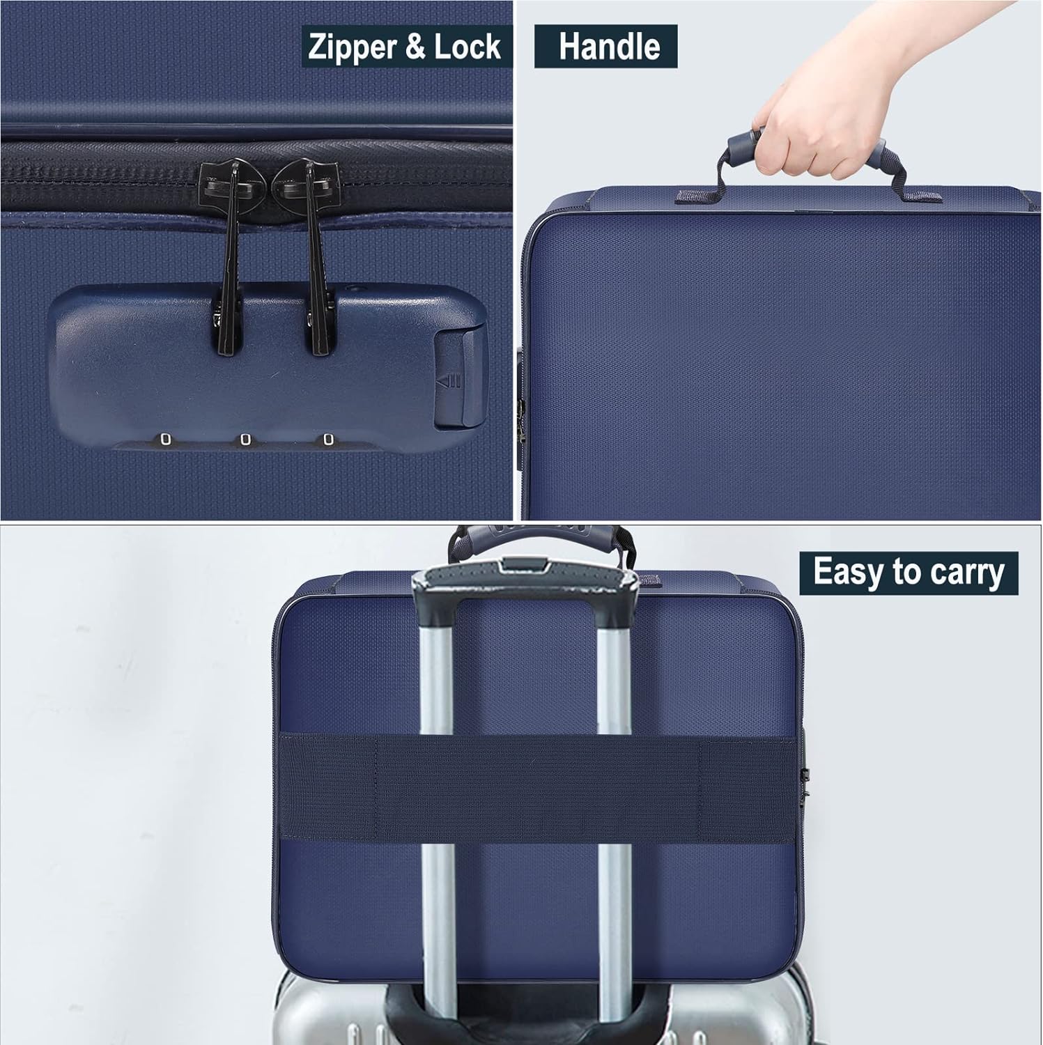 Bolso Organizador De Documentos Con Cerradura