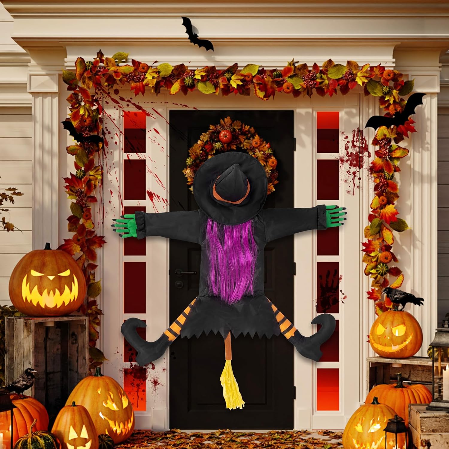 Bruja Estrellada Decoración Con Banda Ajustable