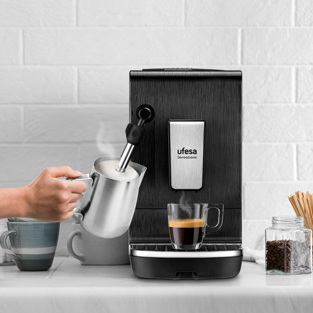 Cafetera Expresso Automatica Ufesa Sensazione