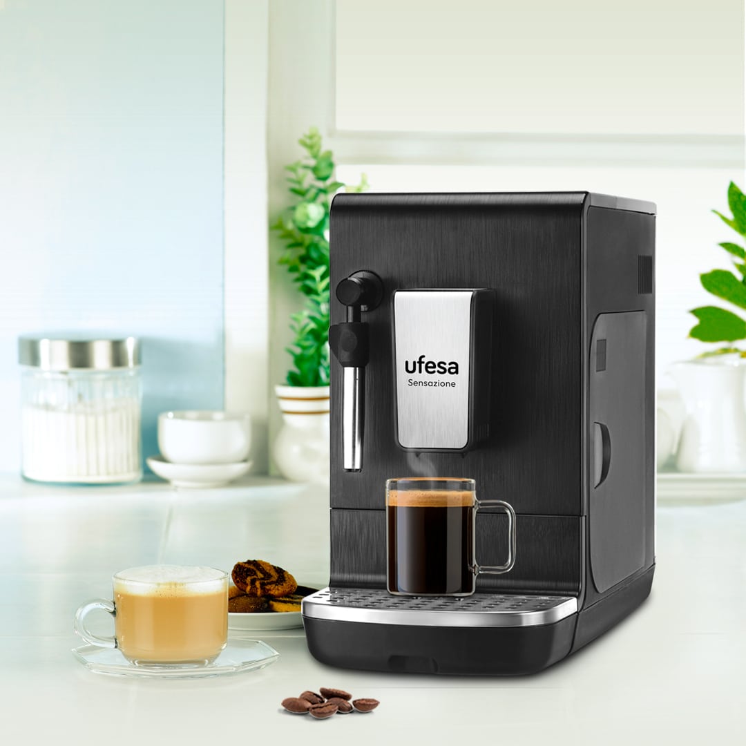 Cafetera Expresso Automatica Ufesa Sensazione