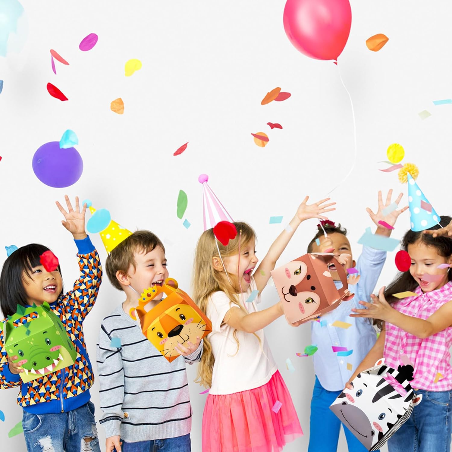 Cajas De Sorpresitas Para Fiesta De Animales