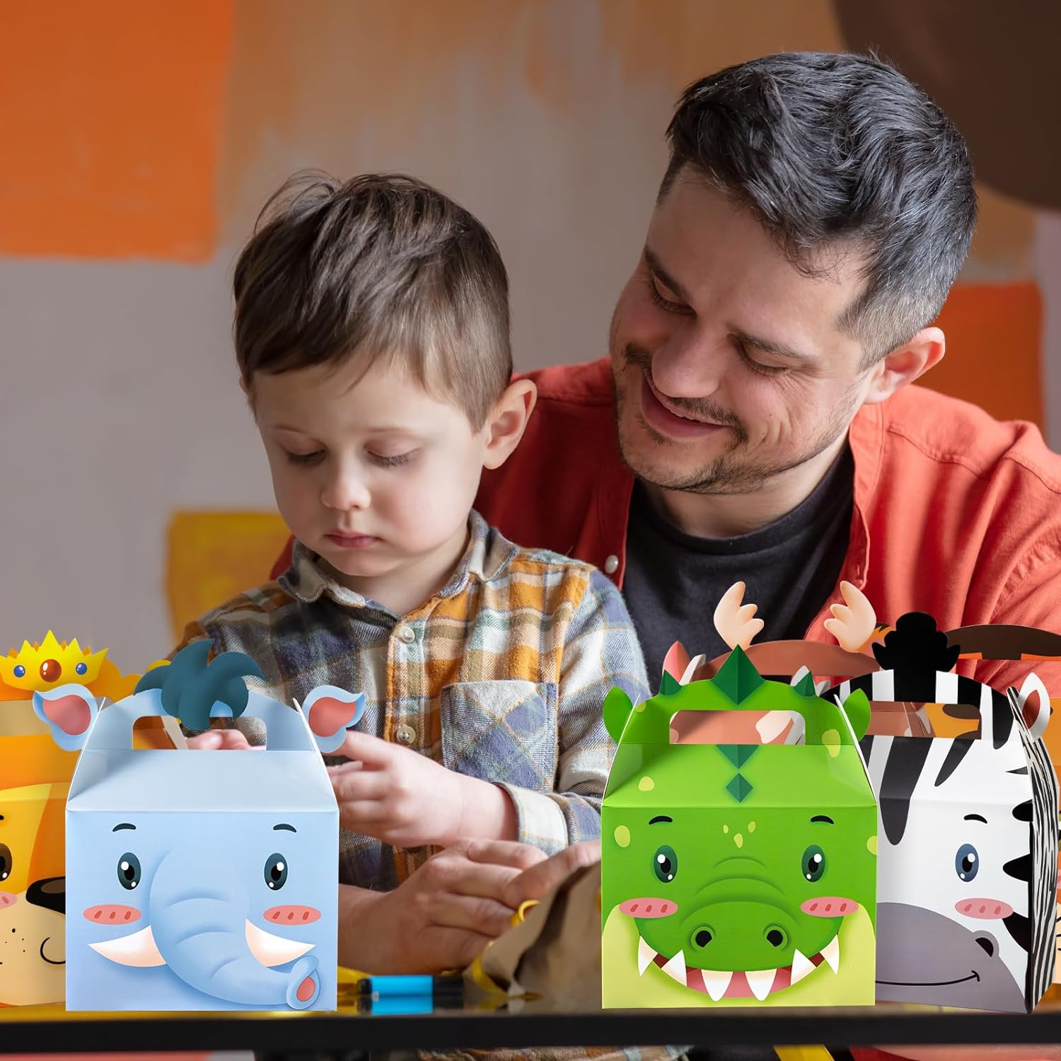 Cajas De Sorpresitas Para Fiesta De Animales