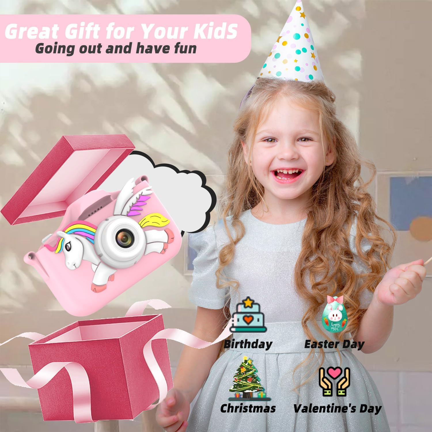 Cámara De Fotos Y Video Digital Infantil 64gb