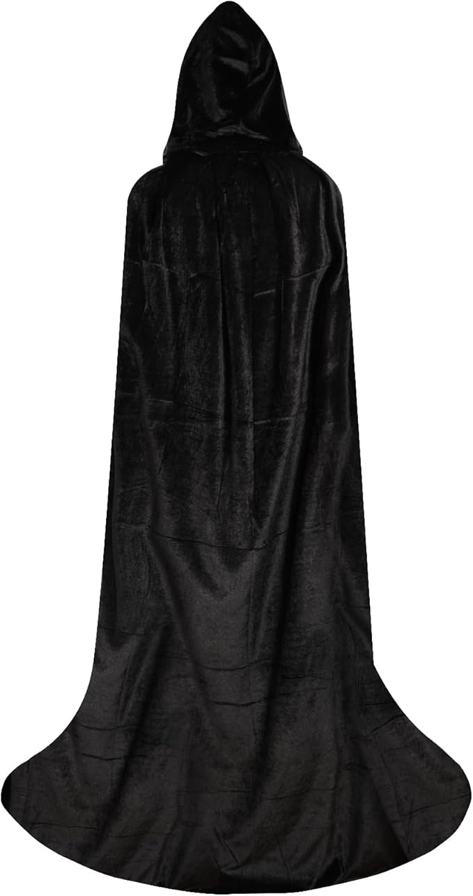 Capa Con Capucha De Terciopelo Adultos halloween
