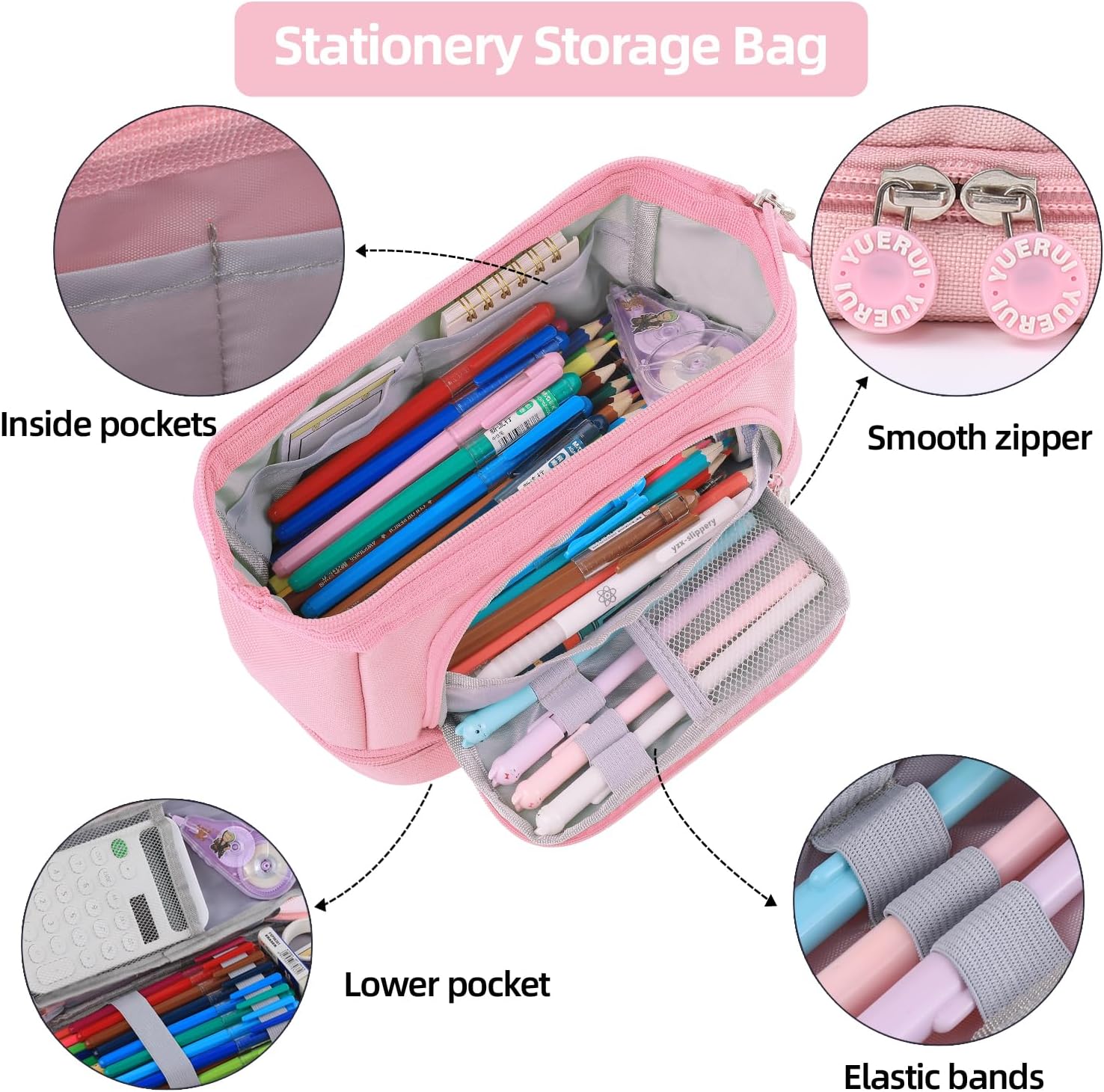 Cartuchera Organizadora Gran Capacidad Multiuso