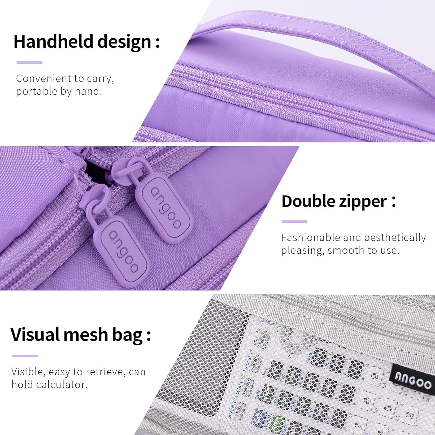 Cartuchera Organizadora Con Asa Multifuncional