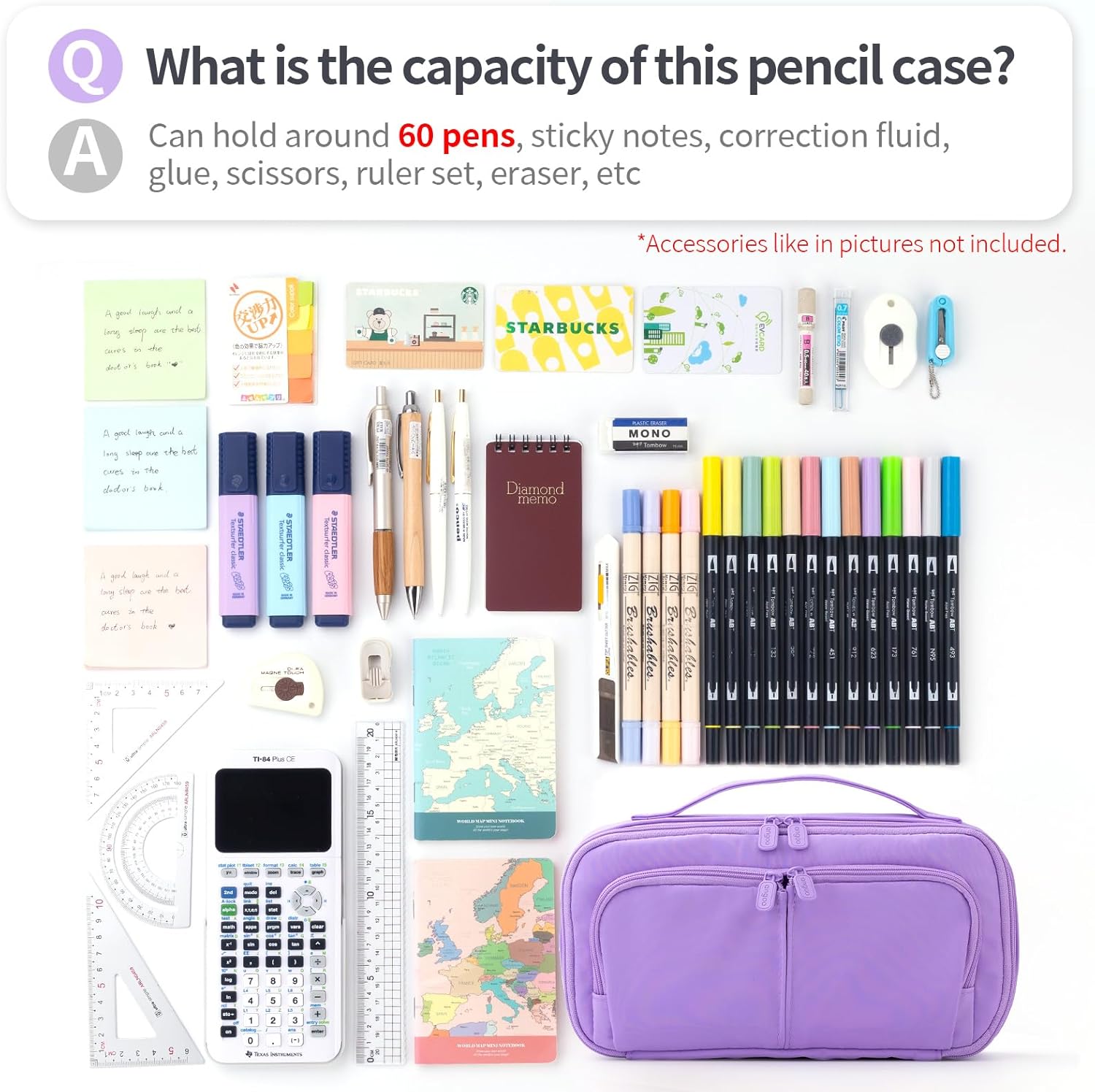 Cartuchera Organizadora Con Asa Multifuncional