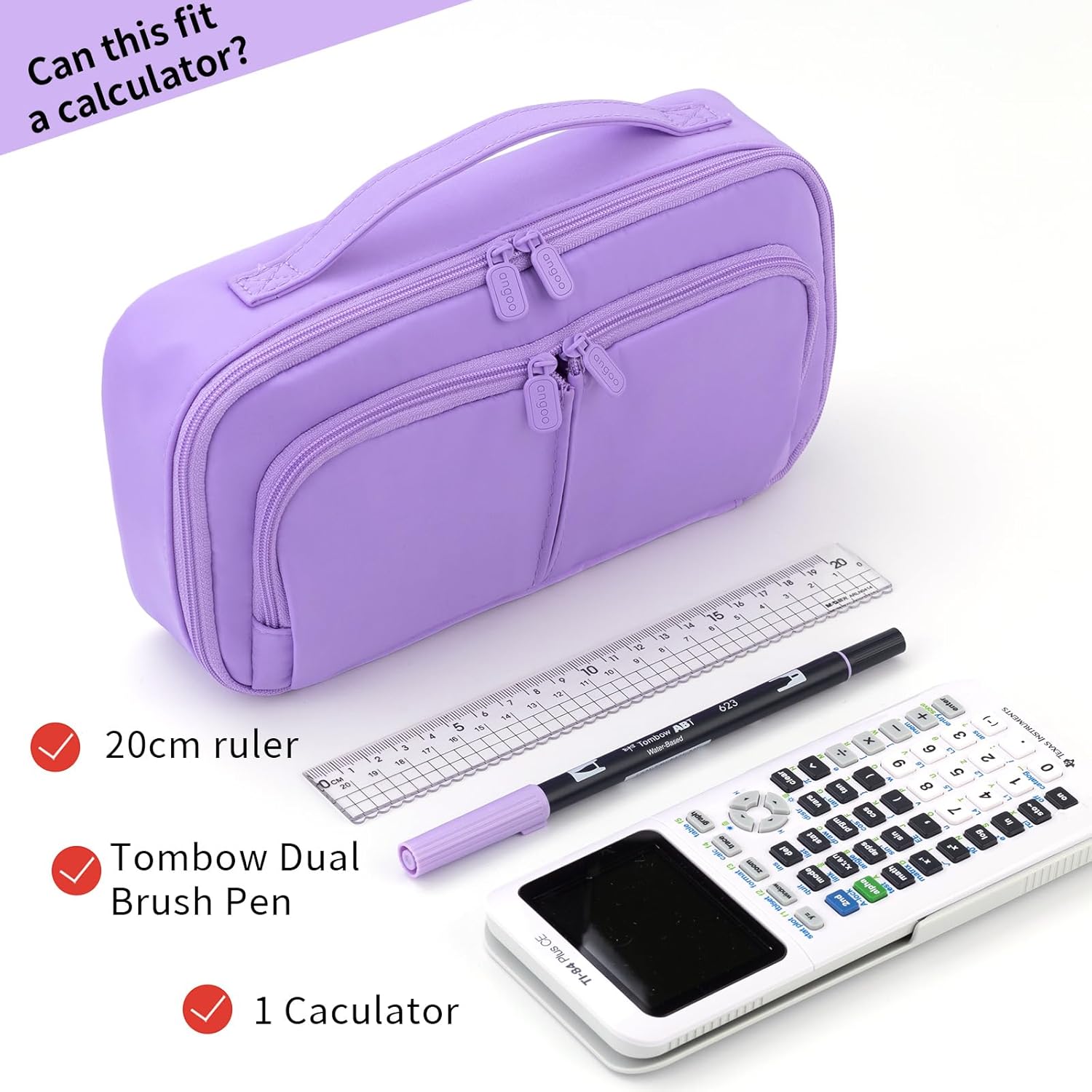 Cartuchera Organizadora Con Asa Multifuncional