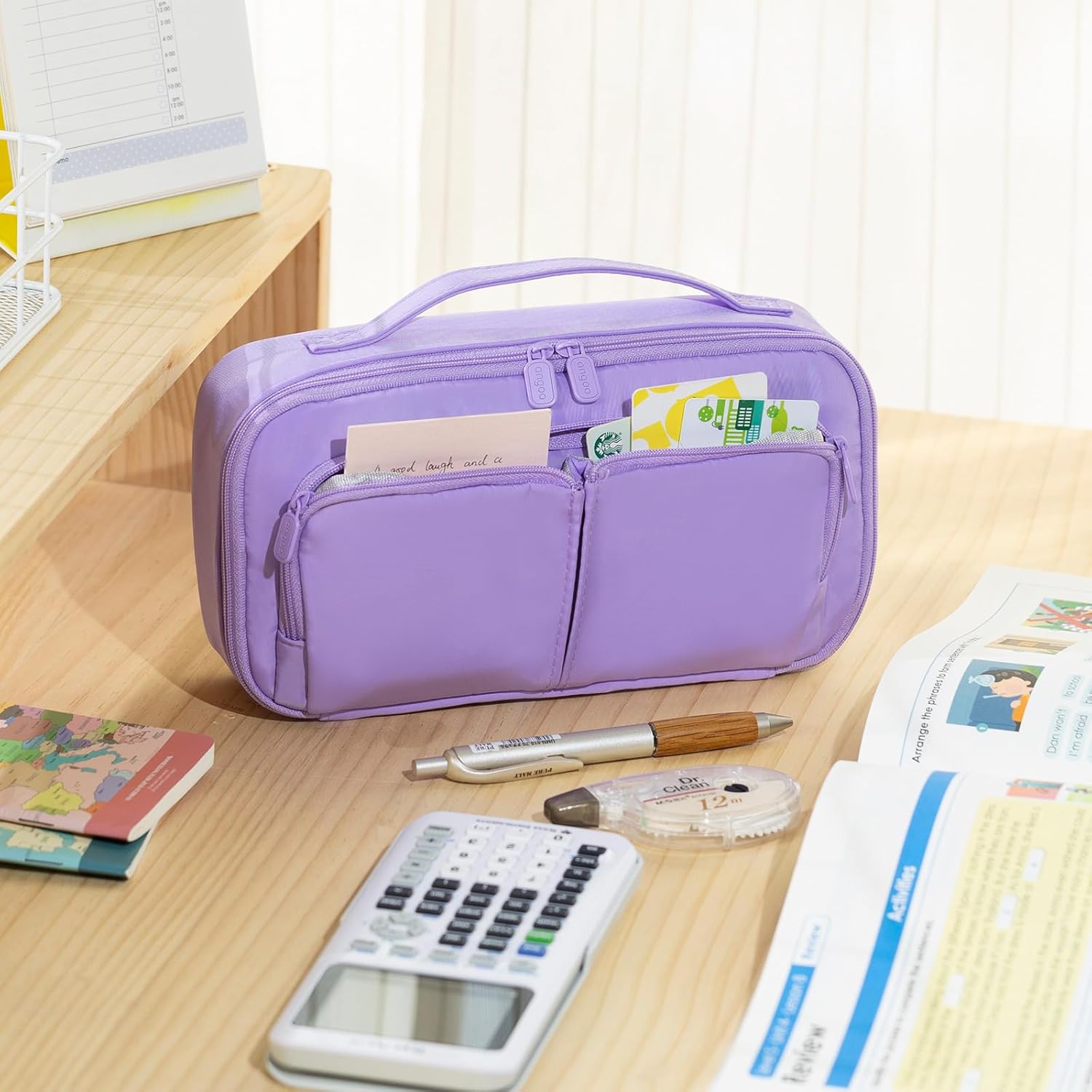 Cartuchera Organizadora Con Asa Multifuncional