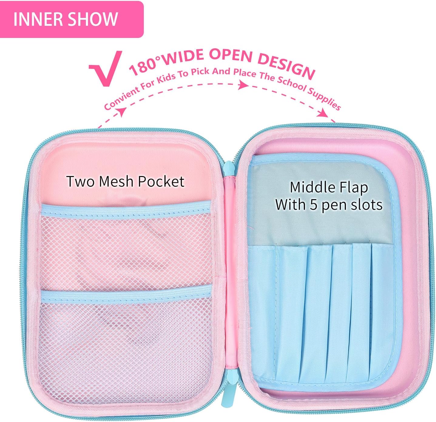 Cartuchera Infantil Unicornio 3d Gran Capacidad