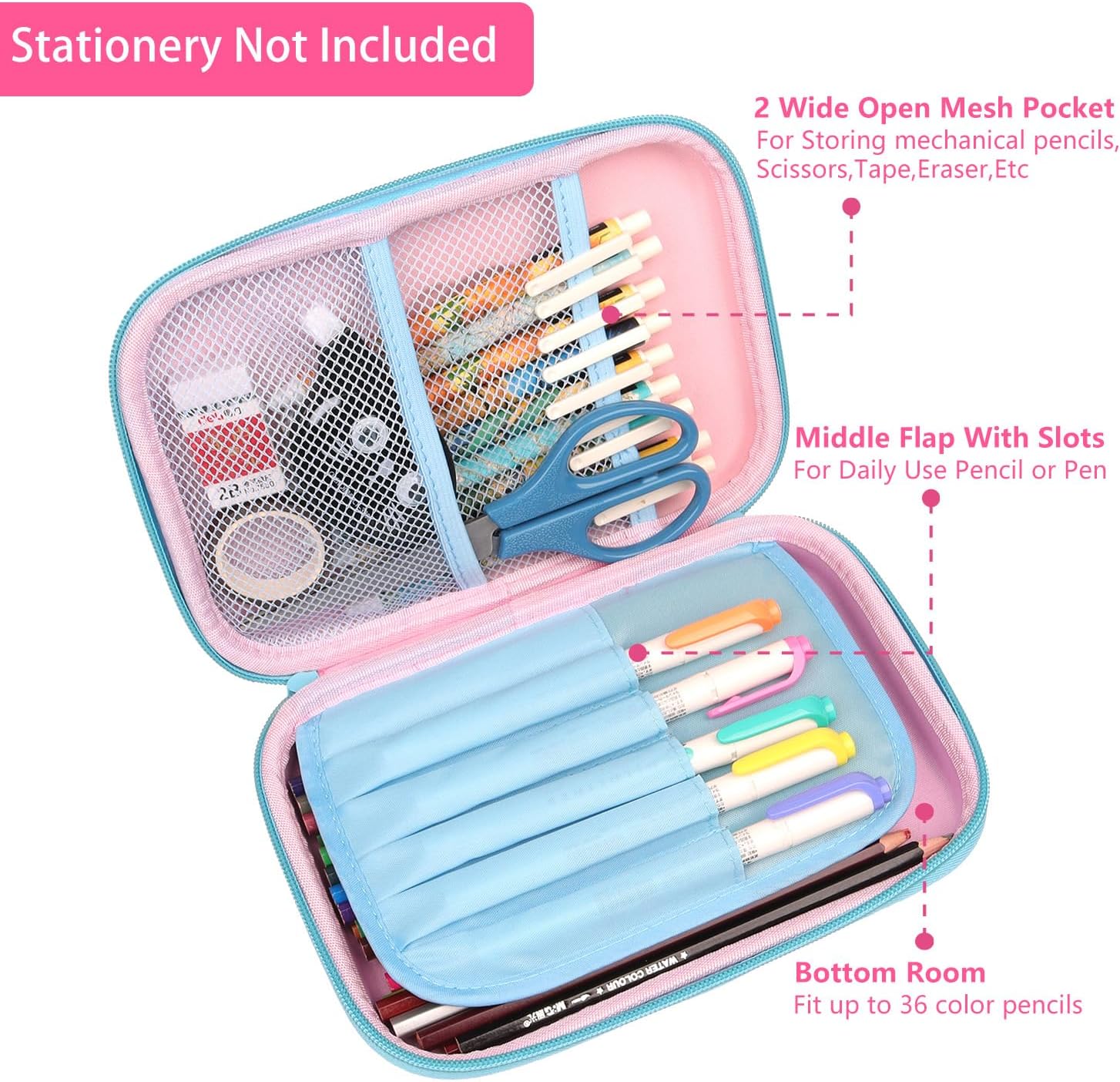 Cartuchera Infantil Unicornio 3d Gran Capacidad