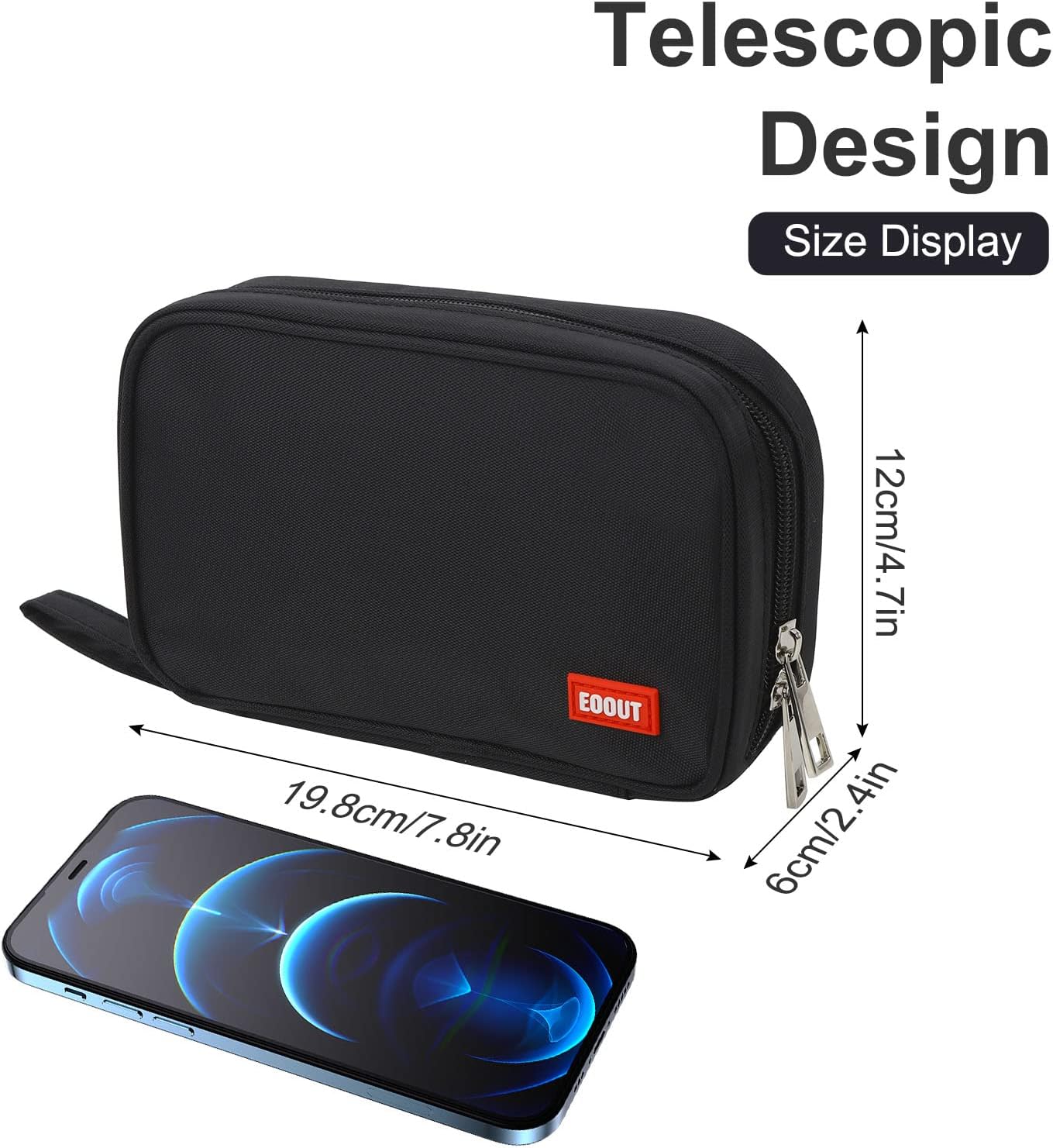 Cartuchera Gran Capacidad E Impermeable Negra