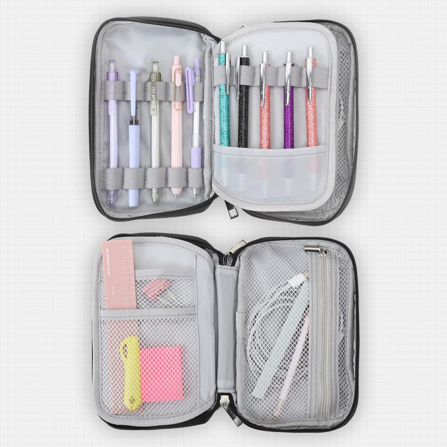 Cartuchera Gran Capacidad E Impermeable Negra