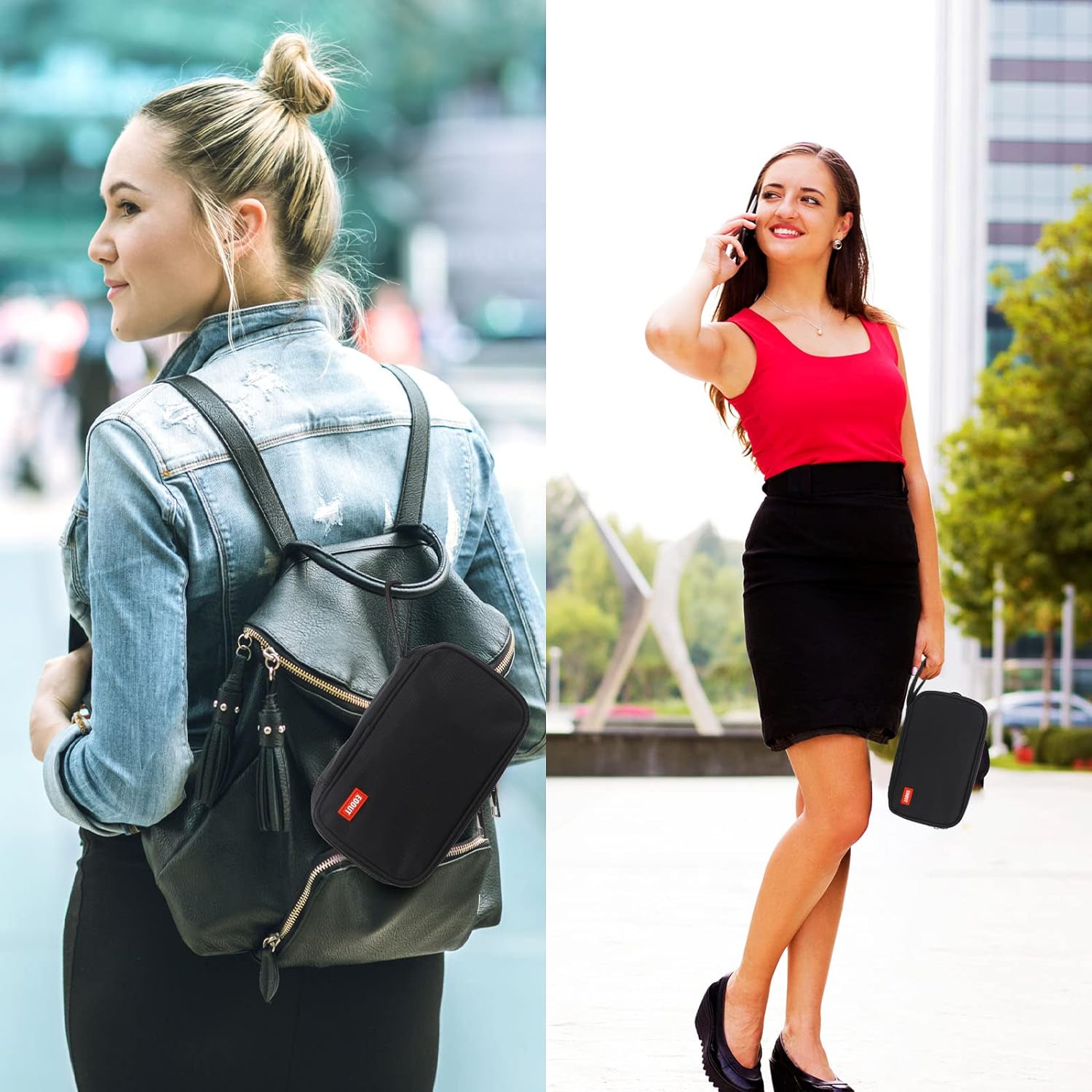 Cartuchera Gran Capacidad E Impermeable Negra